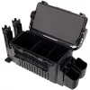 Dual-layer Fishing Tackle Box,Tackle Box Organizer Fishing Box Large,With 2pcs Rod Holder,2pcs Cup Holder,1pc Carring Strap,Army Green