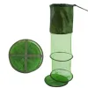 Rustproof Fish Basket; Collapsible Fshing Net Cage Fish Baskets For Live Fish Robust And Easy To Use