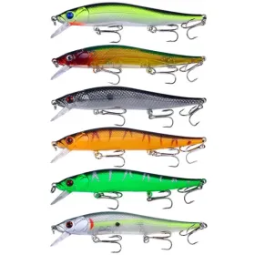 Bionic Faux Fishing Lures Set for Outdoor Fishing (Color: Multi-Color, Type: 6Pcs/Set)
