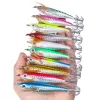 Bionic Faux Fishing Lures Set with metal Hook