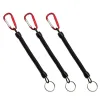 Climbing Button Carabiner Anti-Lost Spring Rope Outdoor Mountaineering Lost Rope Lure Fishing Gear Fishing Accessories Fishing R