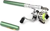 Fishing Rod Reel Combo Mini Pen Fishing Pole Kit Telescopic Fishing Rod Spinning Reel Combo Kit
