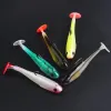 T-Tail False Bait Single Hook Full Swimming Submerged Imitation Soft Lure