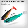 T-Tail False Bait Single Hook Full Swimming Submerged Imitation Soft Lure