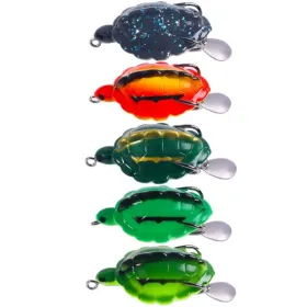 Thunder Brogue Dummy Bait Turtle Sequins Fishing Bait (Color: Multi-Color, size: 5.7cm 11.7g)